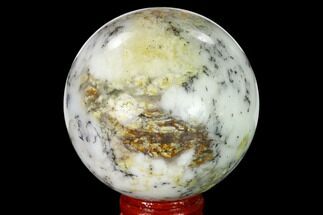 2.6" Polished Dendritic Agate Sphere - Madagascar - Crystal #157644