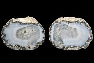 2.7" Las Choyas "Coconut" Geode with Quartz & Agate - Mexico - Crystal #165370