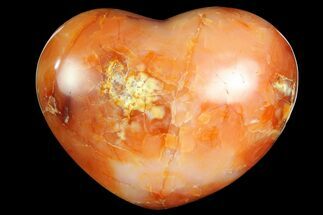 3.2" Colorful Carnelian Agate Heart - Crystal #167349