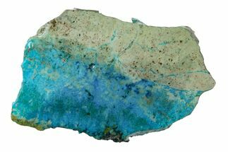2.4" Polished Blue River Chrysocolla Slice - Arizona - Crystal #167535