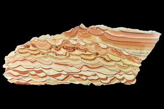 9.3" Polished Slab Of Rolling Hills Dolomite - Mexico - Crystal #167630