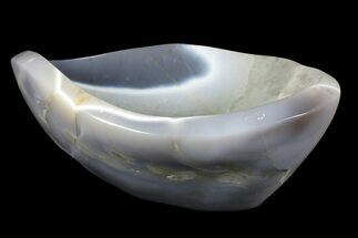 Polished Banded Agate Bowl - Madagascar #169358