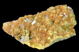 4.5" Orpiment with Barite Crystals - Peru - Crystal #169072