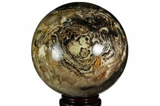 Black Opal Sphere - Madagascar #169555