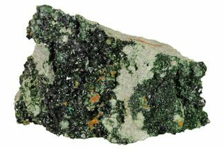 Deep-Green Libethenite Crystal Cluster #169818