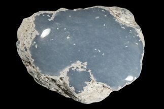 2.95" Polished Angelite (Blue Anhydrite) Stone - Peru - Crystal #172561