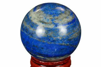 1.7" Polished Lapis Lazuli Sphere - Pakistan - Crystal #170995