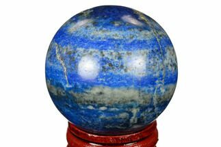 1.65" Polished Lapis Lazuli Sphere - Pakistan - Crystal #170996
