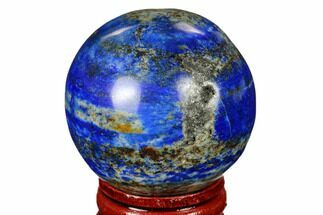 1.7" Polished Lapis Lazuli Sphere - Pakistan - Crystal #170994