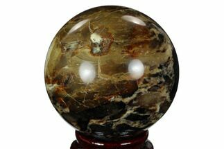 Black Opal Sphere - Madagascar #168579