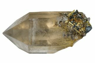 Rutilated Smoky Quartz Crystal - Brazil #172997