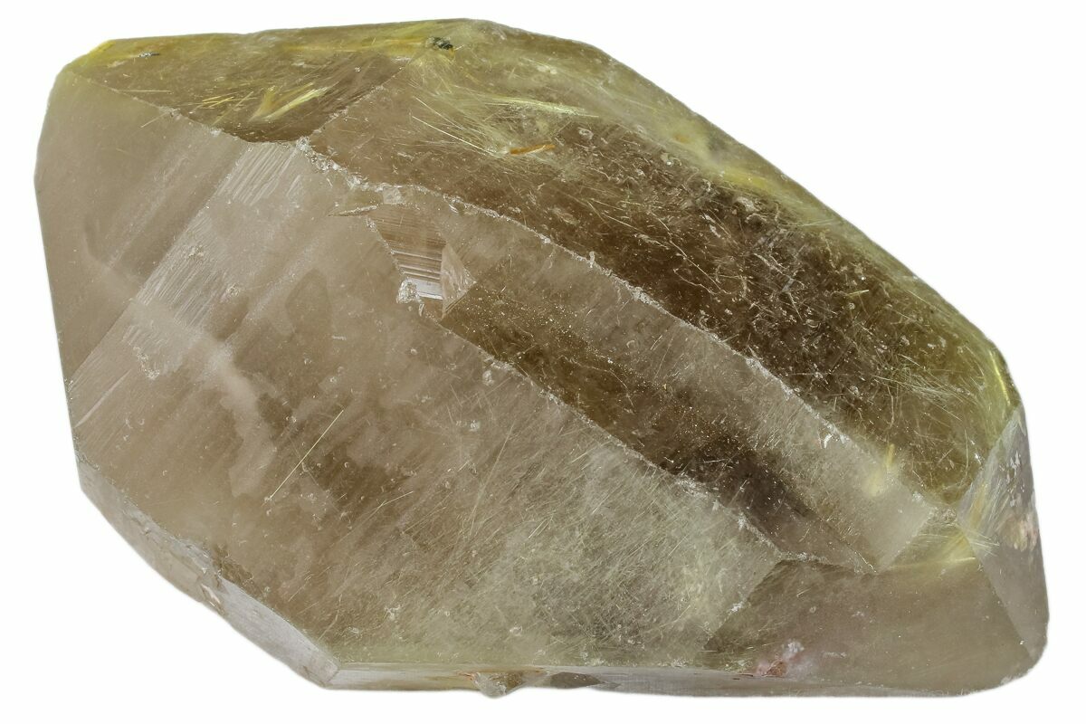 4.1 Double-Terminated, Rutilated Smoky Quartz Crystal - Brazil (#173003)  For Sale 