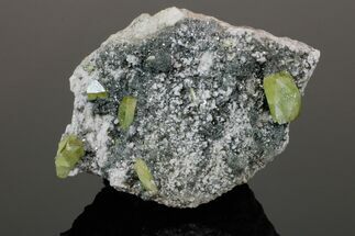 Green Titanite (Sphene), Feldspar and Muscovite - Pakistan #175081