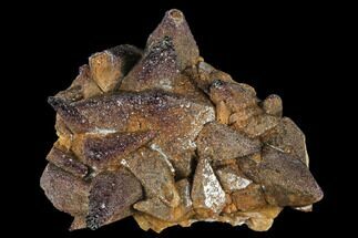 Calcite Crystals Coated With Purple (Yttrofluorite?) Fluorite #177580