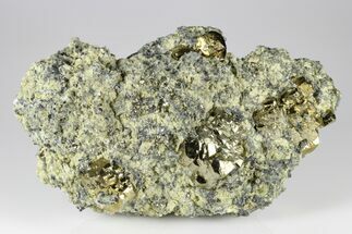 Pyrite Crystals in Matrix - Nærsnes, Norway #177280