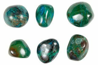 Small, Tumbled Chrysocolla and Malachite - 3/4 to 1" Size - Crystal #178480