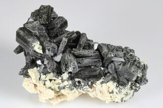 Black Tourmaline (Schorl) Crystals with Orthoclase - Namibia #177549
