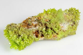 Apple-Green Pyromorphite Crystal Cluster - China #179828