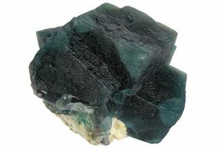 Seafoam-Green, Cubic Fluorite (Large Crystals) - Huanggang Mine #182657