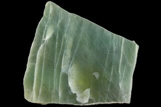 4.4" Polished Garnierite Slab - Madagascar - Crystal #183019