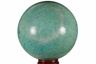 Chatoyant, Polished Amazonite Sphere - Madagascar #183260