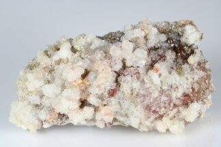Quartz and Calcite with Metacinnabar Inclusions - Cocineras Mine #183777