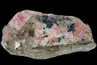 3.7" Polished Cobaltoan Calcite Slab - Congo - Crystal #184014