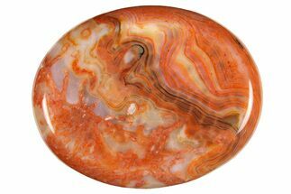 Polished Fire Agate Worry Stones #187690