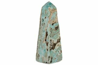 Polished Blue Caribbean Calcite Obelisk - Pakistan #187492