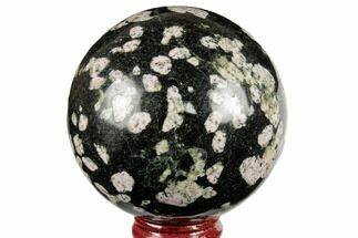 Polished Snowflake Stone Sphere - Pakistan #187576