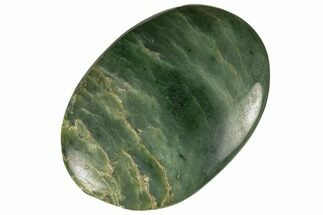 2.8" Polished Jade (Nephrite) Palm Stone - Afghanistan - Crystal #187910