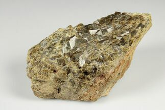 Olive Topazolite Garnet Cluster - Quartzite Mountain, Arizona #188304