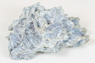 Blue, Fibrous Chalcedony Formation - India #178454