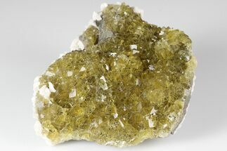 Gemmy, Yellow, Cubic Fluorite Cluster - Moscona Mine, Spain #188314