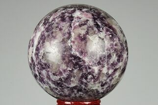 Sparkly, Purple Lepidolite Sphere - Madagascar #191484