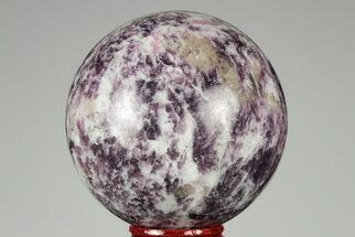 Sparkly, Purple Lepidolite Sphere - Madagascar #191494