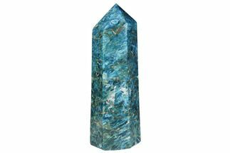 8.2" Bright Blue Apatite Tower - Madagascar - Crystal #191462
