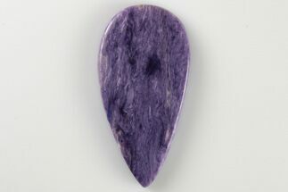 Polished Purple Charoite Teardrop Cabochon #194692