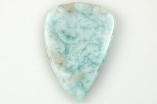 1.45" Polished, Sea-Blue Larimar Teardrop Cabochon - Dominican Republic - Crystal #194710