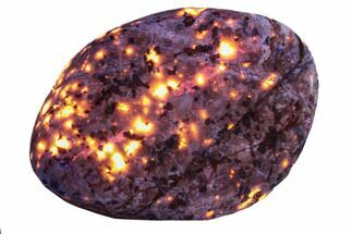 Polished Yooperlite Pebble - Highly Fluorescent! #178706