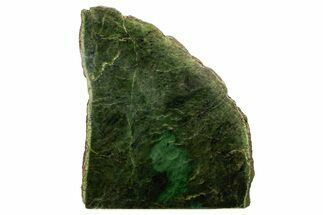 12" Polished Canadian Jade (Nephrite) Slab - British Colombia - Crystal #195802
