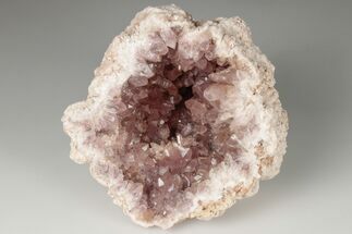 Sparkly, Pink Amethyst Geode Half - Argentina #195444