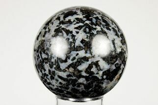 2.35" Polished, Indigo Gabbro Sphere - Madagascar - Crystal #196146