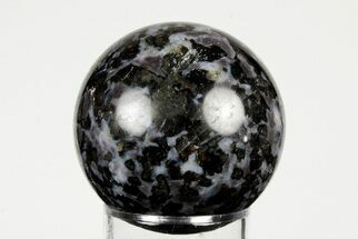 Polished, Indigo Gabbro Sphere - Madagascar #196185