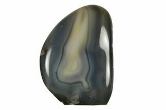 Free-Standing, Polished Banded Agate- Madagascar #191283