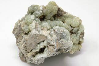5.6" Green Prehnite Crystal Cluster - Morocco - Crystal #191006