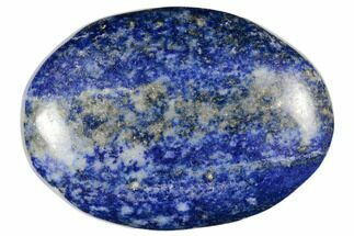 Polished Lapis Lazuli Palm Stone - Pakistan #187648