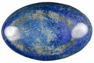 2.3" Polished Lapis Lazuli Palm Stone - Pakistan - Crystal #187655