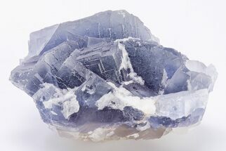 Purple-Blue, Cubic Fluorite Crystal Cluster - Pakistan #197034