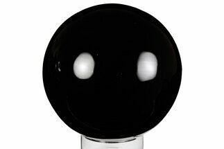 / Polished Black Obsidian Spheres #199656